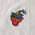Patch fraise brodé