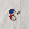Patch Snoopy brodé