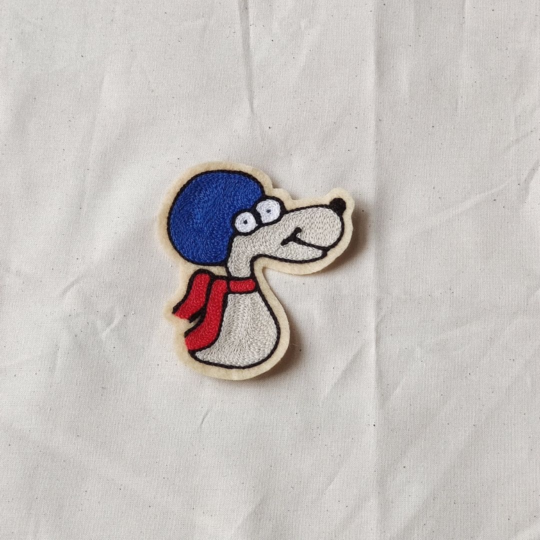 Patch Snoopy brodé